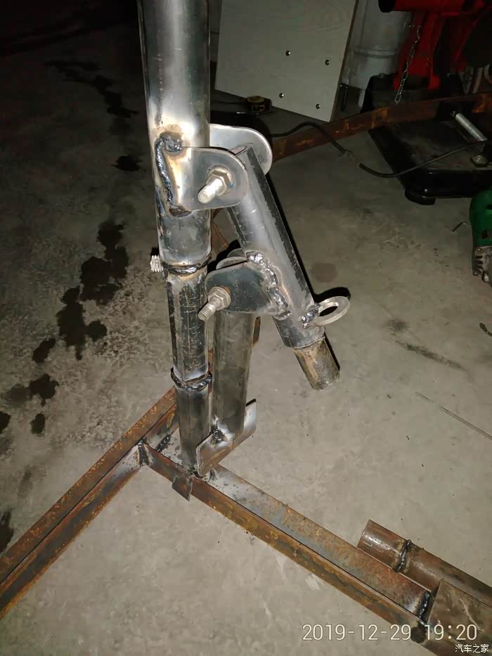 自制手动扒胎机