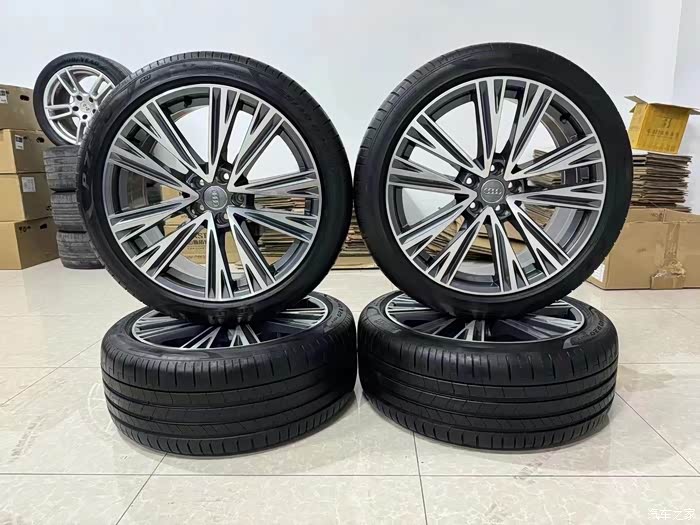 20寸奥迪a6原厂拆车轮毂轮胎一套