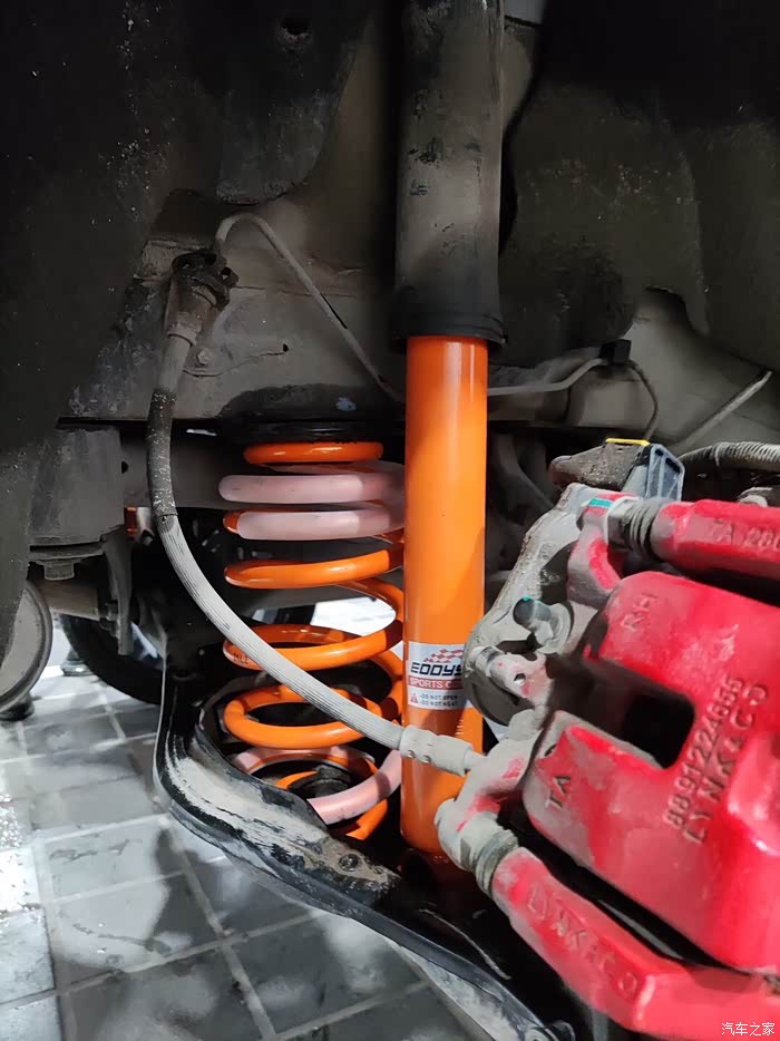 星瑞升级eddy运动避震套装降低车身无抖动问题