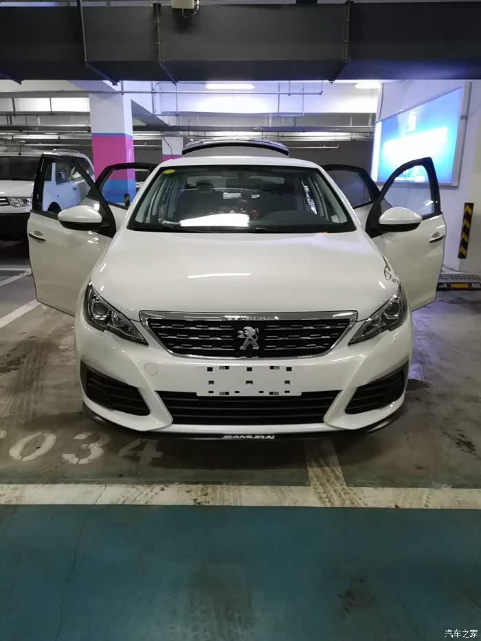 【图】18款308提车纪念(小改)_标致308论坛_汽车之家论坛