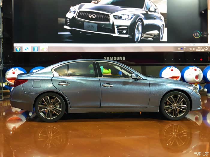 大寒节气提英菲尼迪skyline350gt模型