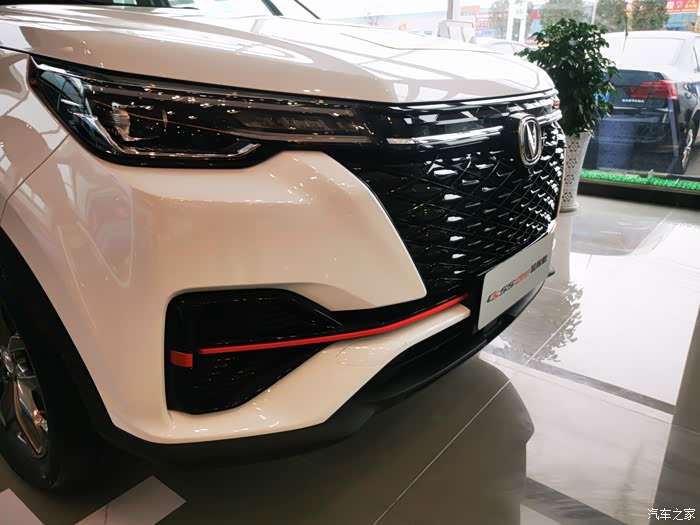 【图】赏析内外兼修,动感十足的白色cs55plus蓝鲸版_长安cs55plus论坛