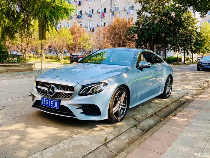 【图】e coupe钻石银配游艇蓝提车作业_奔驰e级论坛_汽车之家论坛