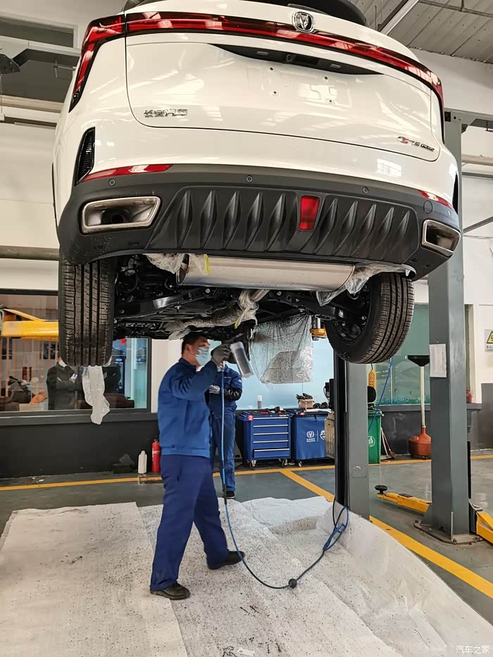 【图】好友喜提75plus,售后底盘装甲喷涂作业分享!