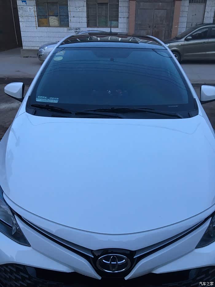 【图】贴了黑顶,小改了一下基本就这样了_威驰fs论坛_汽车之家论坛