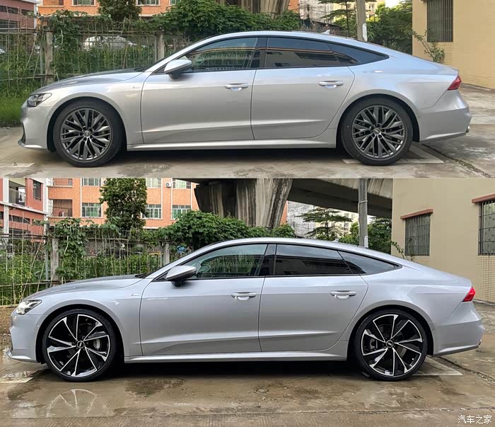 升级rs7鳄鱼皮轮毂