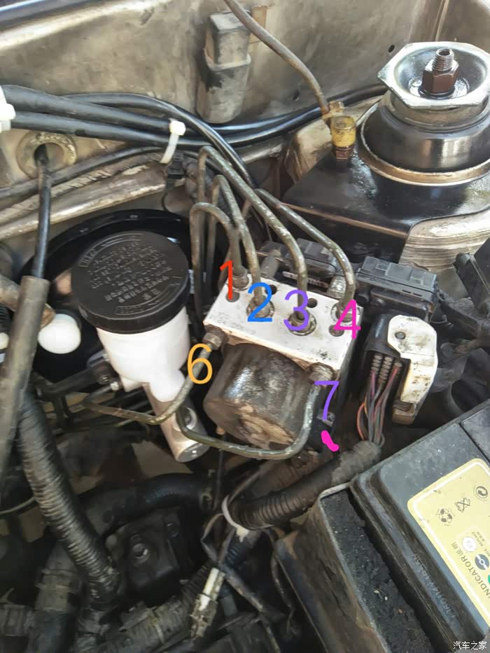 大家一起研究下abs泵管路