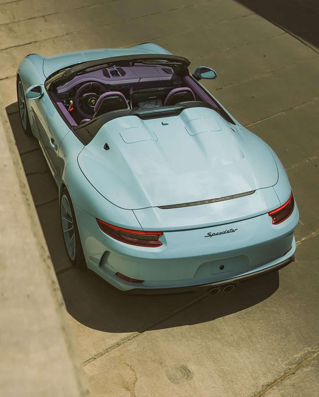 保时捷911 speedster颜色搭配太骚气了