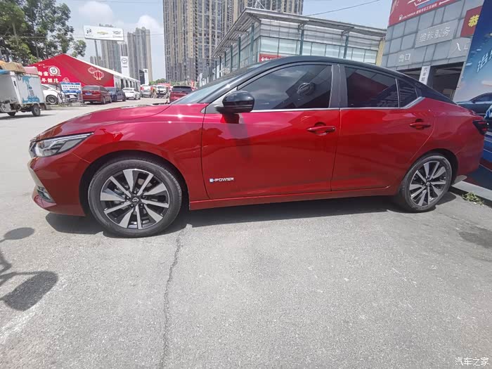 红色轩逸电驱版epower疫情期间送车上门的提车日记