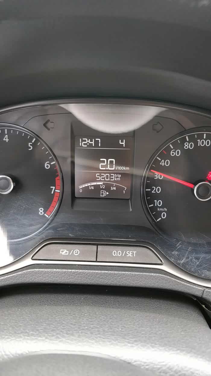 【图】我的油表是不是坏了_polo论坛_汽车之家论坛