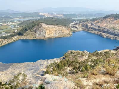 网红矿坑蓝洞户外探险全纪录-惠州腾势x车主越野户外作业