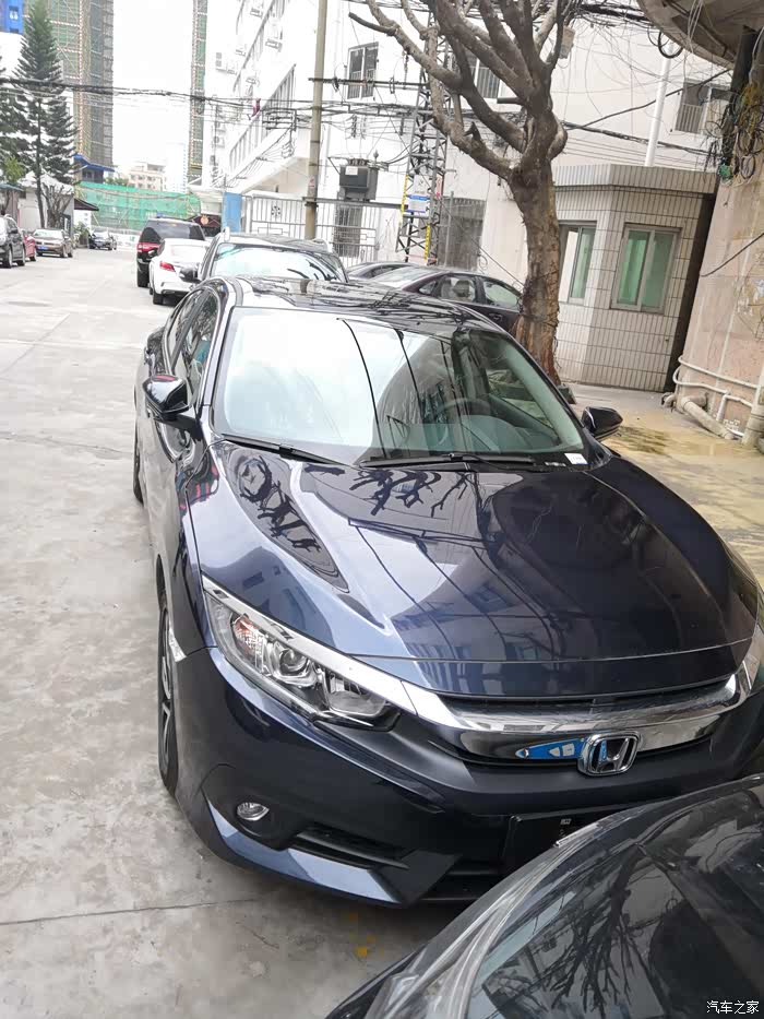 十代思域自豪暗金蓝已提后续上牌后改装作业