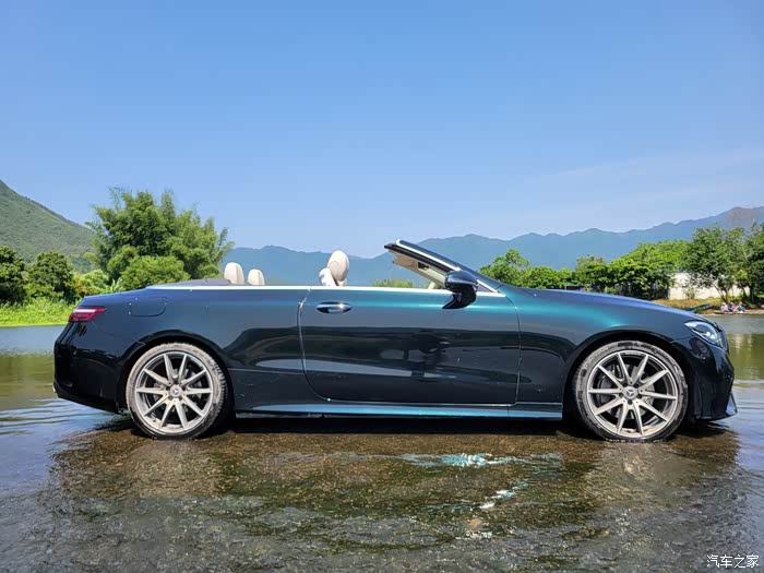 【图】e260祖母绿21款敞篷一周年!e路奔驰e路有你,诗和远方.