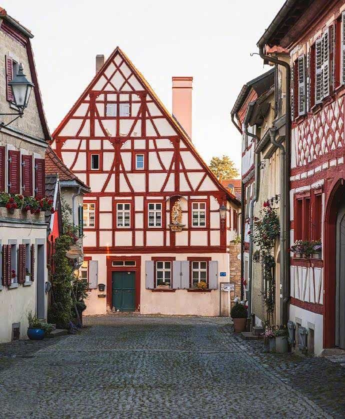 法国童话镇科尔马童话里超美的房子