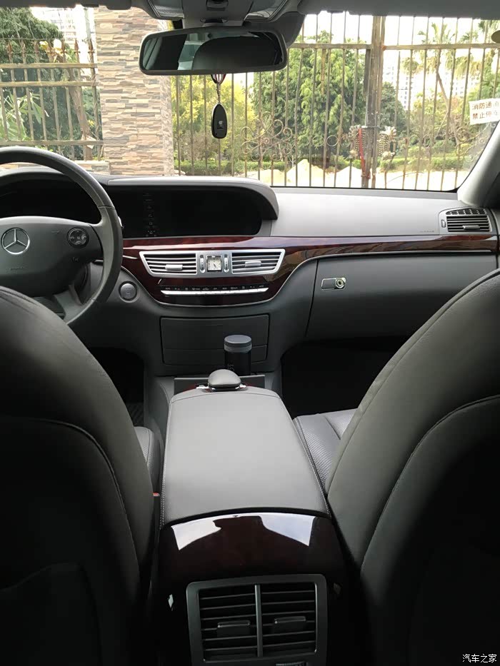 经典老车极品07年w221奔驰s350鹰眼奔