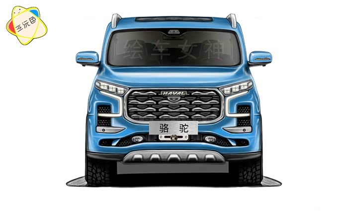 哈弗首款越野mpv骆驼独家曝光硬派风格明显