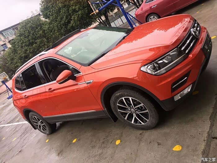 人生第一辆suv桑巴橙两驱途观l豪华版提车作业多图