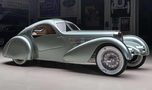 全球仅2辆的老爷车布加迪type57 atlantic,也太