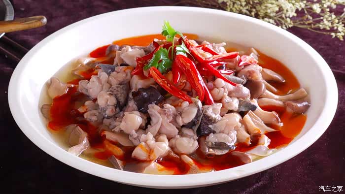 你好2021新春快乐中华美食之炒乌鱼片味鲜美而