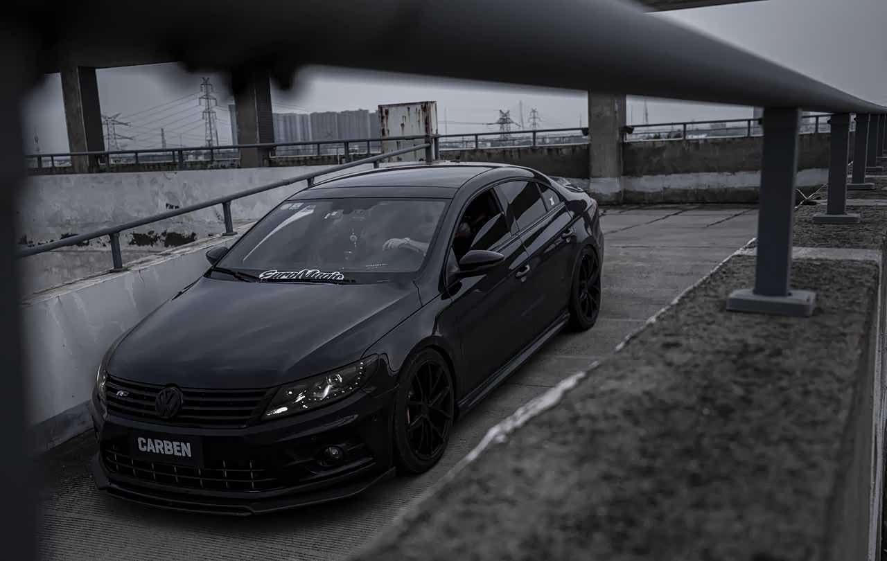 黑武士大众cc改装案例