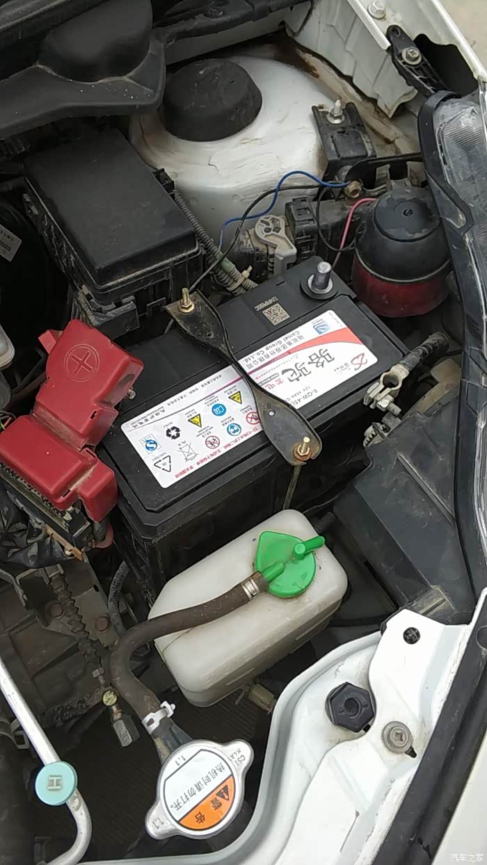 换电瓶了. 基本无损