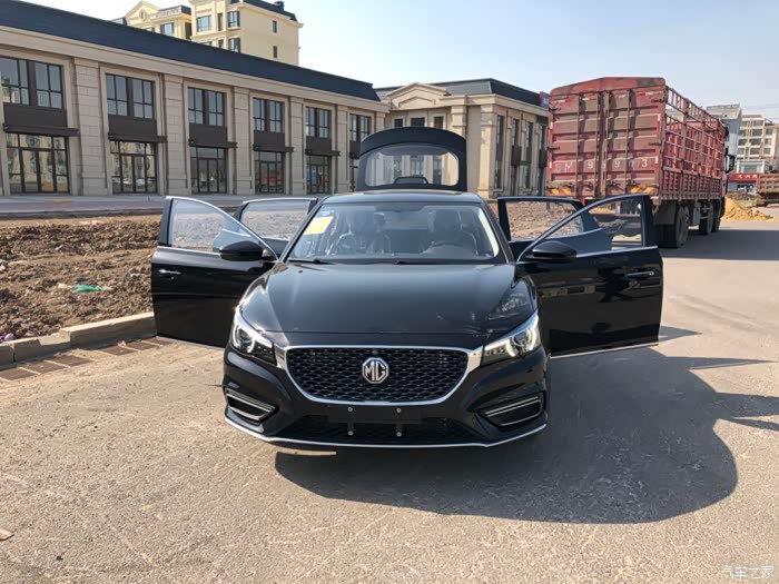 全新名爵6曜石黑提车作业