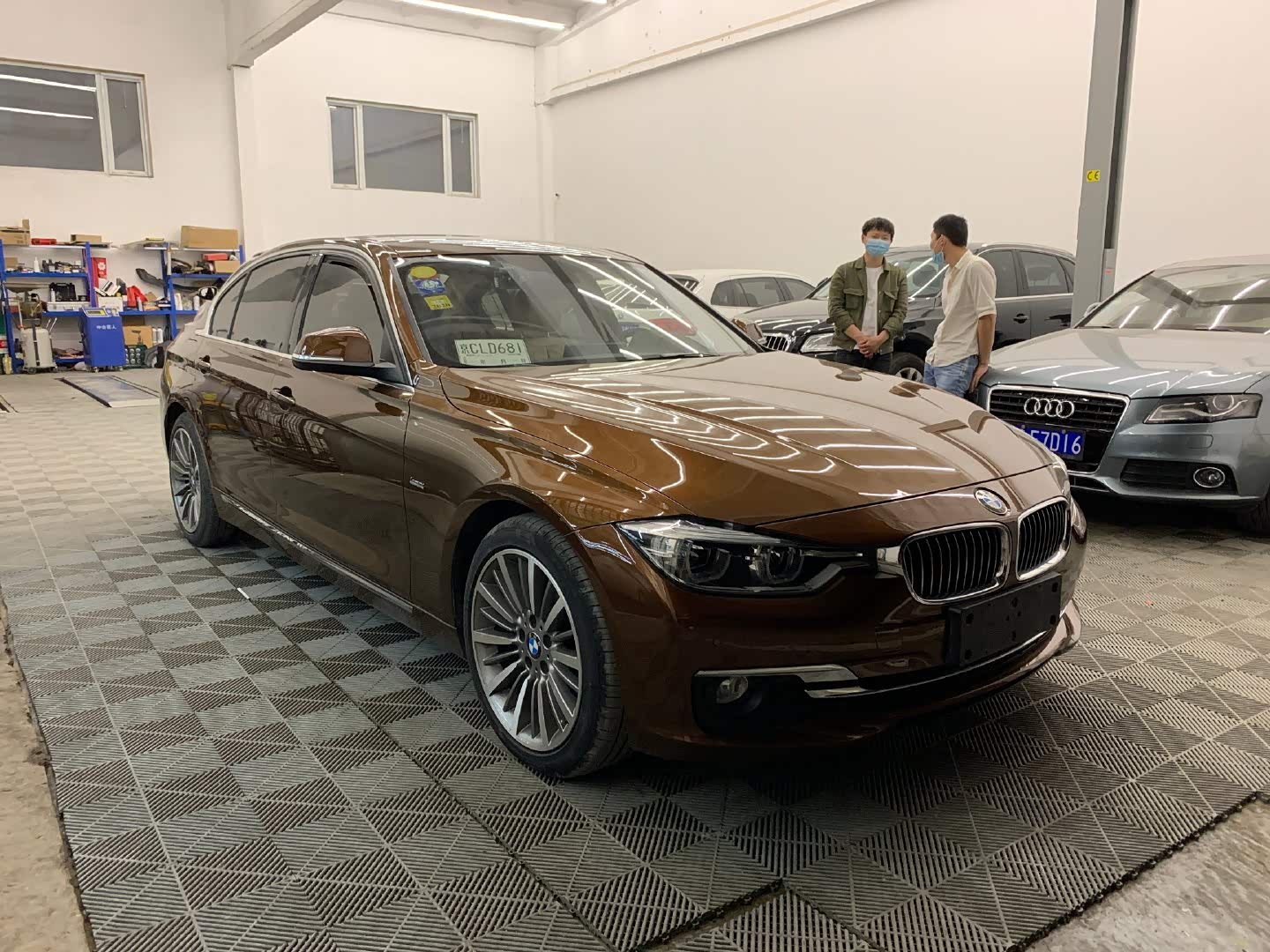 【图】土豪金配色最优雅的宝马三系_宝马3系论坛_汽车之家论坛