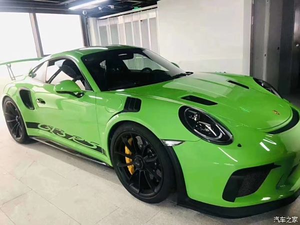 綠色狂魔保時捷911gt3rs帥