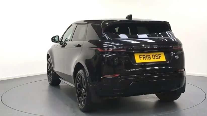 黑色路虎揽胜极光真够酷.