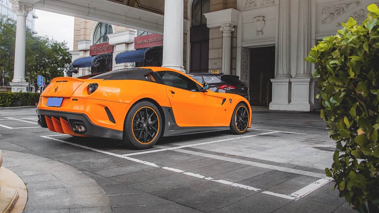 ferrari 599 gto橙外橙内银卡钳_法拉利论坛_手机汽车之家