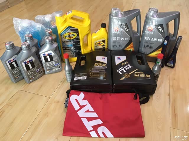 机油陆续到货,眼看着这么多油,纠结先用哪个了