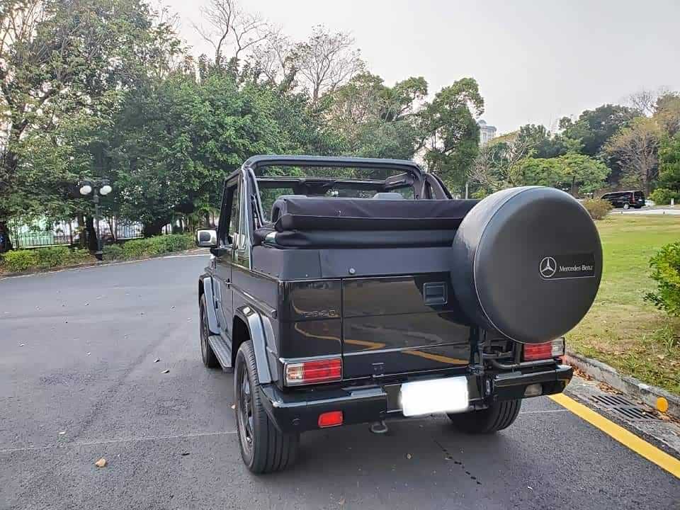 台湾车友收藏的奔驰老款大g短轴版这气场强大