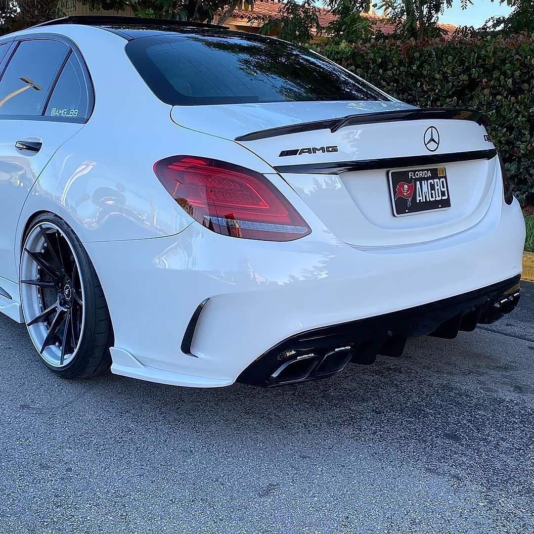 奔驰amgc63改装看着就很喜欢