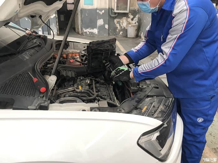 途观新能源来保养咯