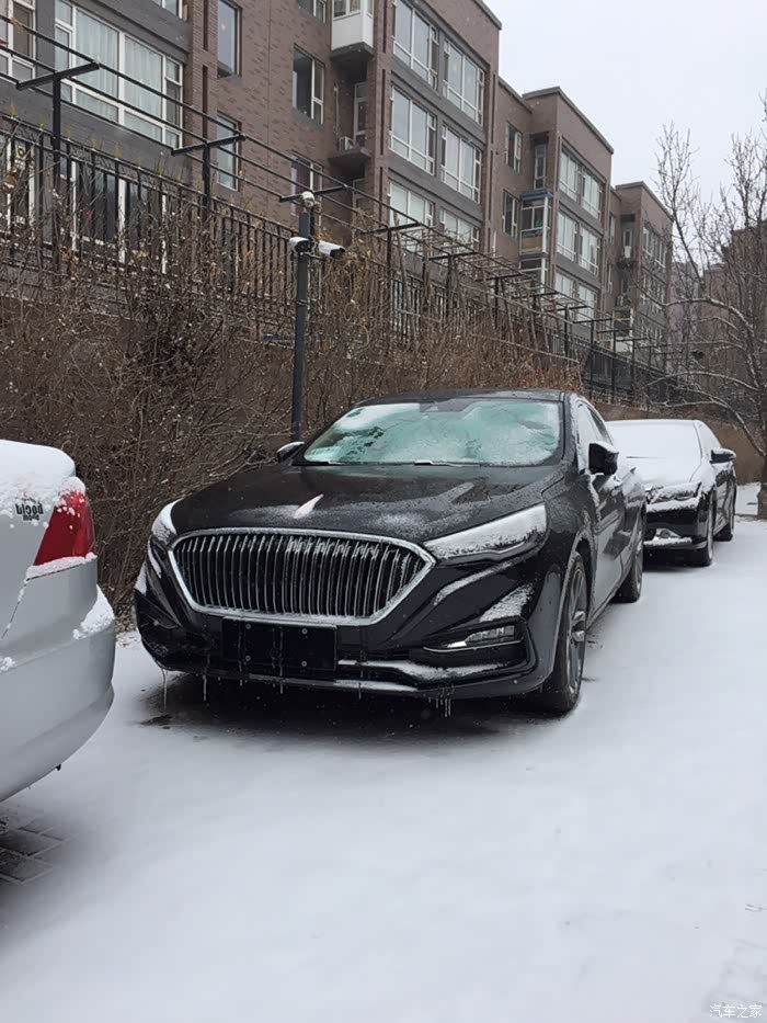 【图】坐标长春,雪中的h5_红旗h5论坛_汽车之家论坛