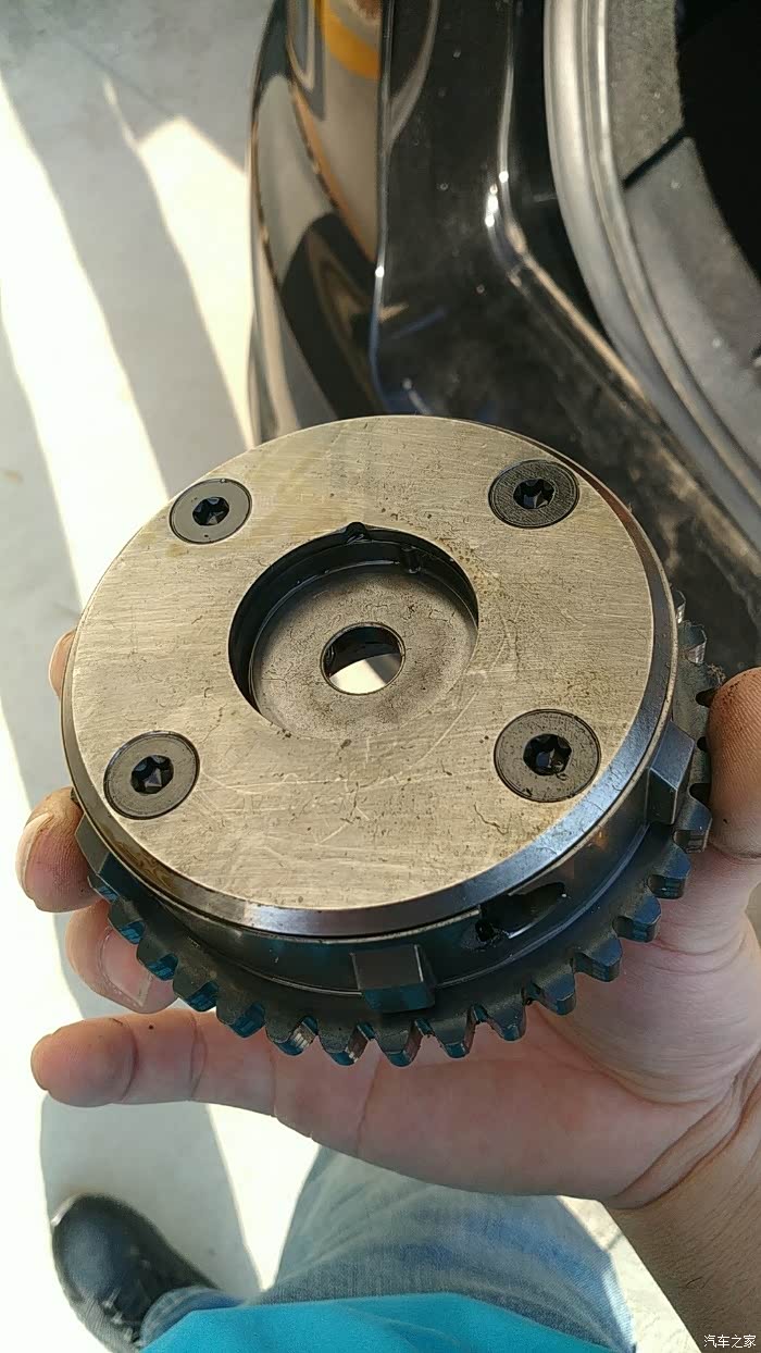 11款2.0t进气凸轮轴坏了,突然坏了