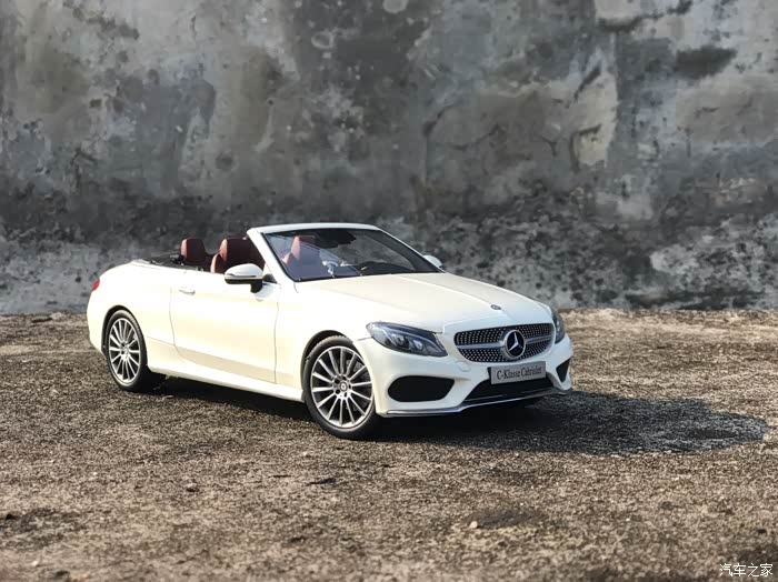 梅赛德斯奔驰c300敞篷版随拍