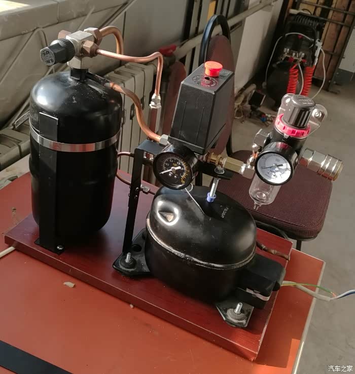 将diy进行到底,自制空压机