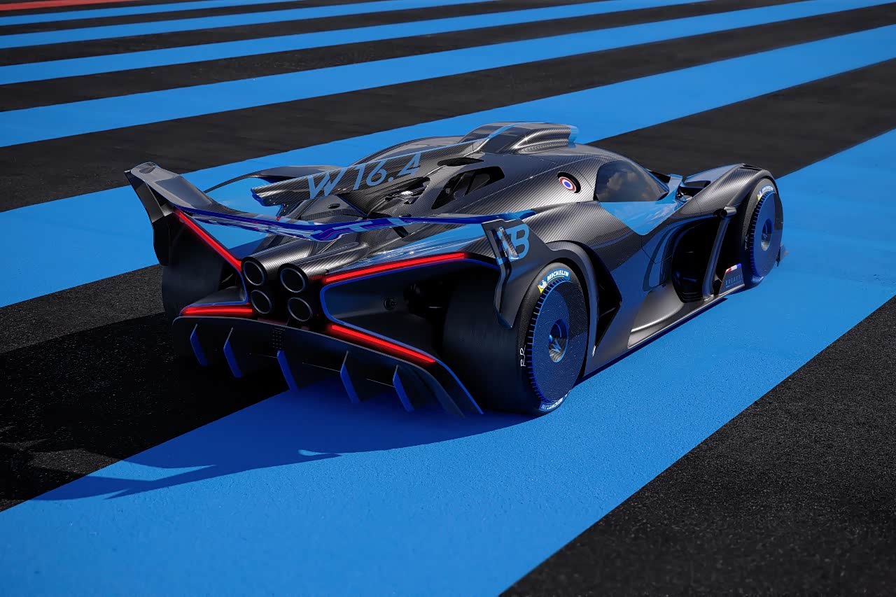 布加迪新车bolide最大功率1850匹