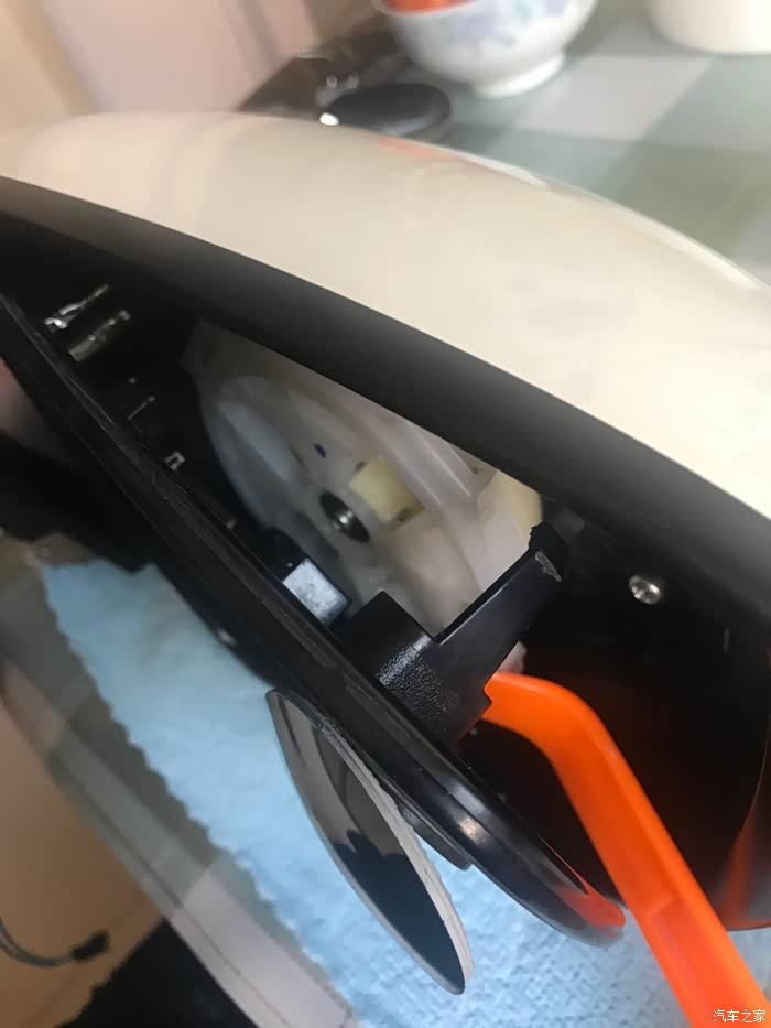 逍客后视镜折叠维修返工记
