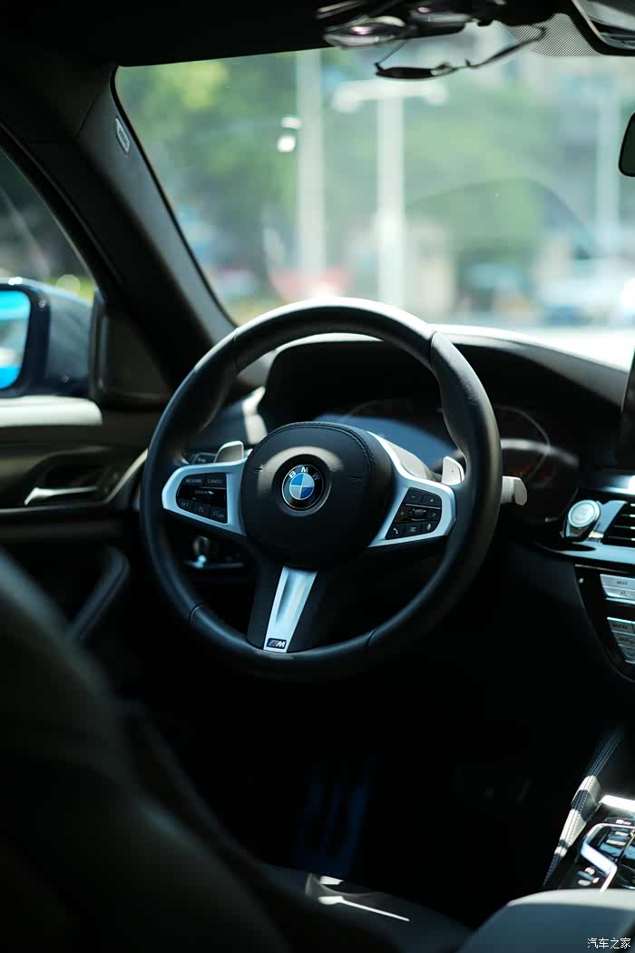 宝马540i内饰细节摄影记录