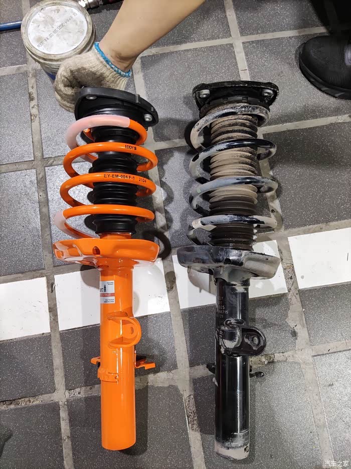星瑞升级eddy运动避震套装降低车身无抖动问题