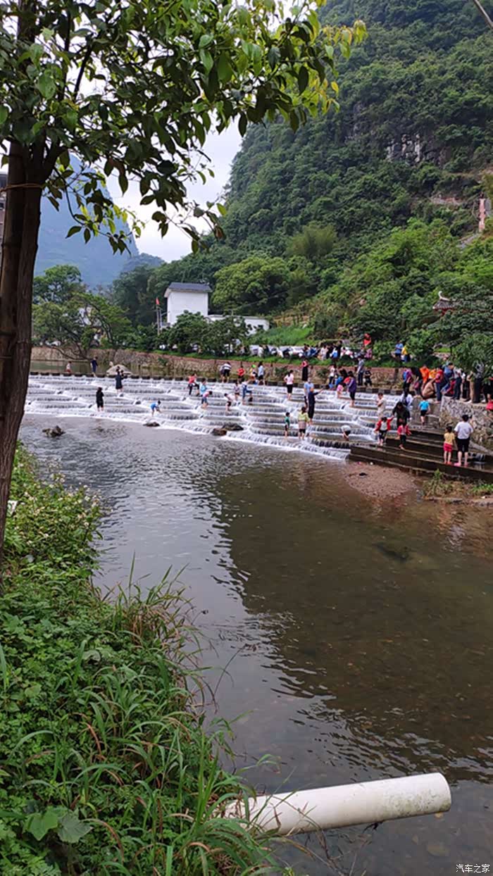 抖音网红地打卡杨村鱼鳞坝