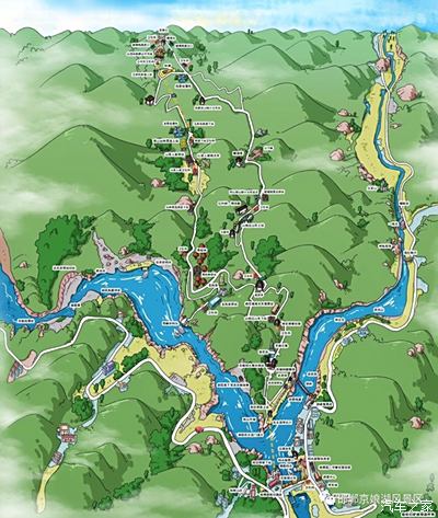 京娘湖地图图片图片