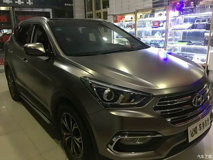 【图】简简单单的全车贴膜_全新胜达论坛_汽车之家论坛