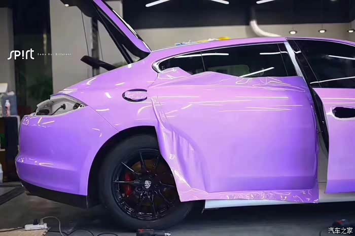 【图】改色之我的紫色小豹豹 嘻～_捷豹xf/xfl论坛_汽车之家论坛