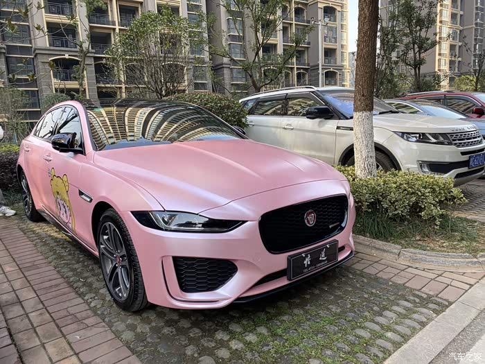 【图】猛男樱花粉,键盘轻喷～_捷豹xe/xel论坛_汽车之家论坛