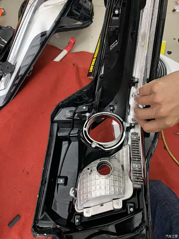 大灯总成拆改双光透镜 纯diy改装过程_凯迪拉克ats/ats-l论坛_汽车之