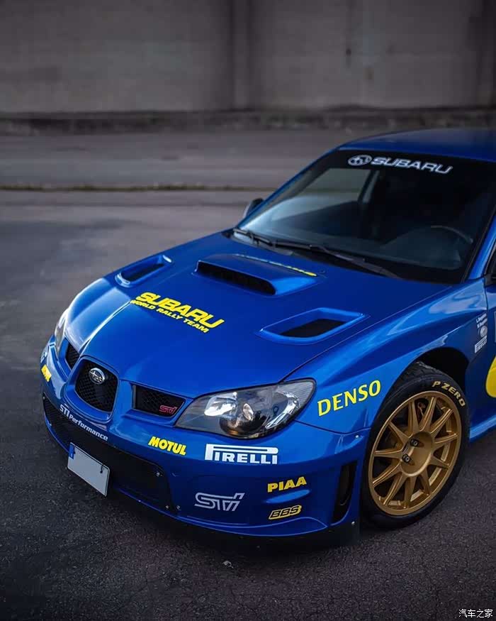 斯巴鲁翼豹wrxsti全车往wrc方向改的是真情怀呀