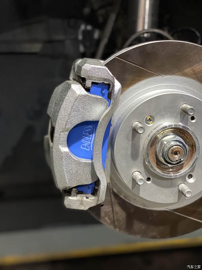 思域原装刹车升级endlessmx72刹车片dixcelfs热处理碟